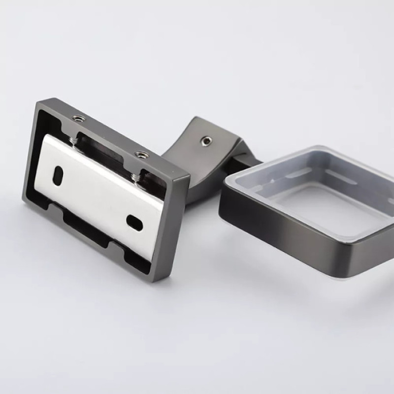 Мыльница GAPPO G0702-9 (оружейная сталь, серая)