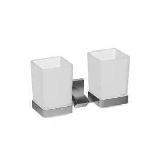 Подвійний стакан для щіток GAPPO G0708-9 (збройова сталь) 