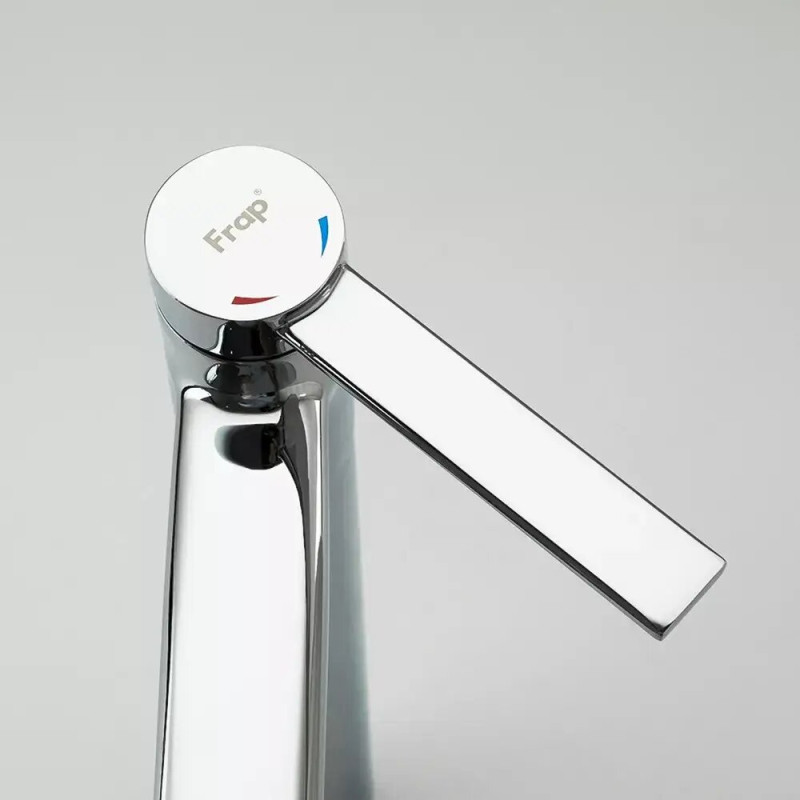 Высокий смеситель для умывальника Frap F1067-2 (хром)