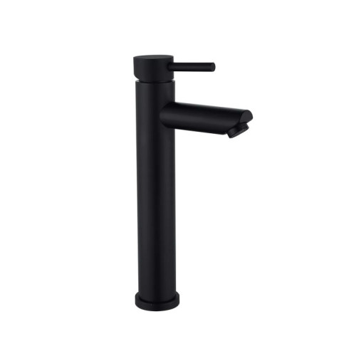 Змішувач для умивальника WEZER EKO11A-01-BLACK (високий, чорний) Змішувач для умивальника WEZER EKO11A-01-BLACK (високий, чорний)