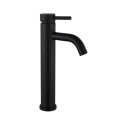 Змішувач для умивальника WEZER EKO11C-01-BLACK (високий, чорний)