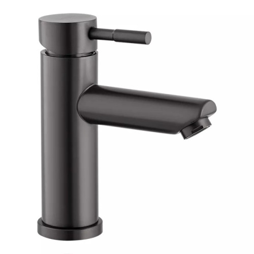 Змішувач для умивальника WEZER EKO1A-01-ВLACK (нержавіюча сталь, чорний)