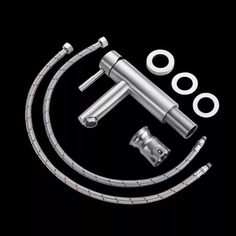 Змішувач для умивальника WEZER EKO1A-01 (сатин)