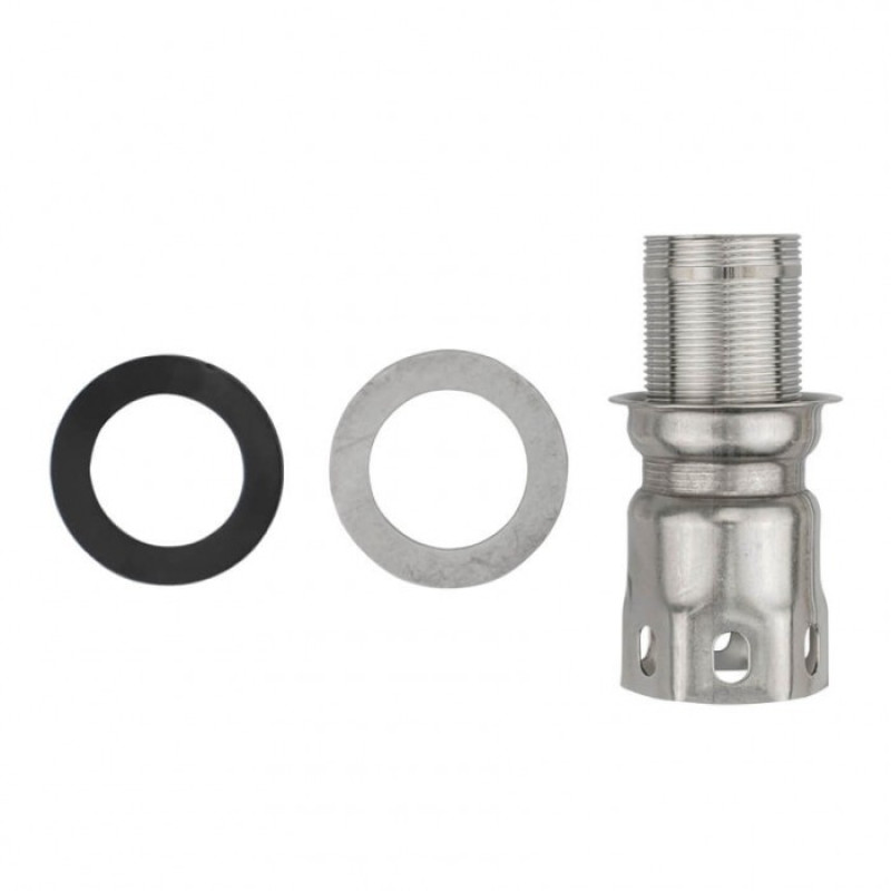 Смеситель для умывальника WEZER EKO1D-01 (нержавеющая сталь, сатин)