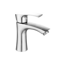 Змішувач для умивальника WEZER INX1B-07 (нержавіюча сталь, сатин) 