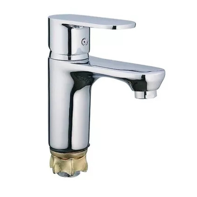 Смеситель для умывальника WEZER JEX1-450 (силумин, хром)