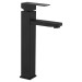 Змішувач високий для умивальника WEZER PRO11-02-BLACK (чорний)