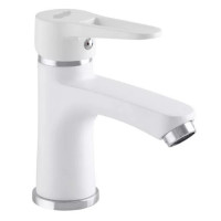 Змішувач для умивальника WEZER PUD1-045 (силумін, білий) 