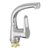 Змішувач для умивальника WEZER SOP1-045 (силумін, хром) 