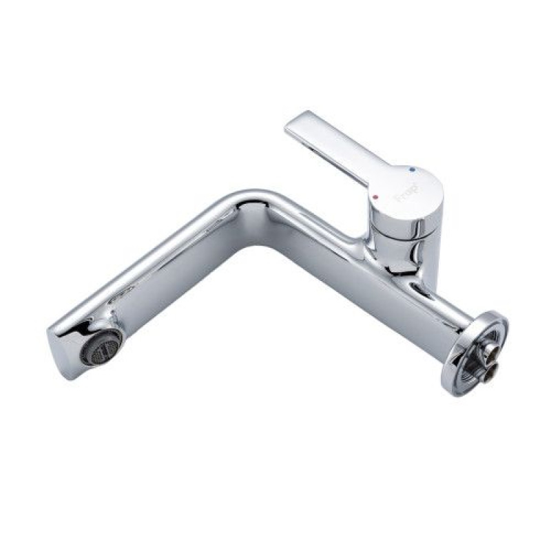 Змішувач для умивальника FRAP F1088, литий вилив, латунь, хром 