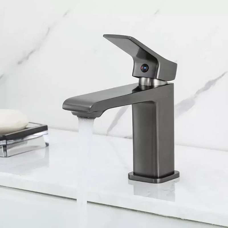 Змішувач для умивальника Frap F1084-9 (сірий)