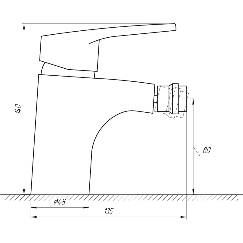 Змішувач для біде DOMINO SIRIUS DSV-106 