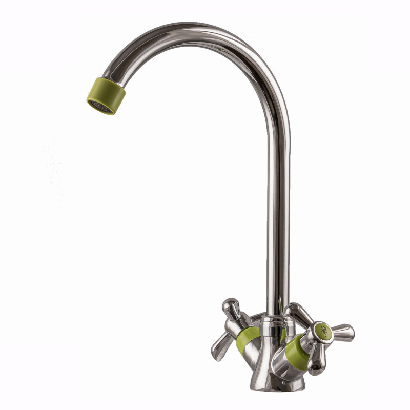 Смеситель для кухни DOMINO DK-H1-2N-GREEN