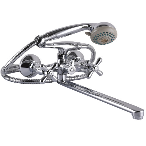 Смеситель для ванны Globus Lux GB-DOMINOX-0316-Euro L350мм латунь 