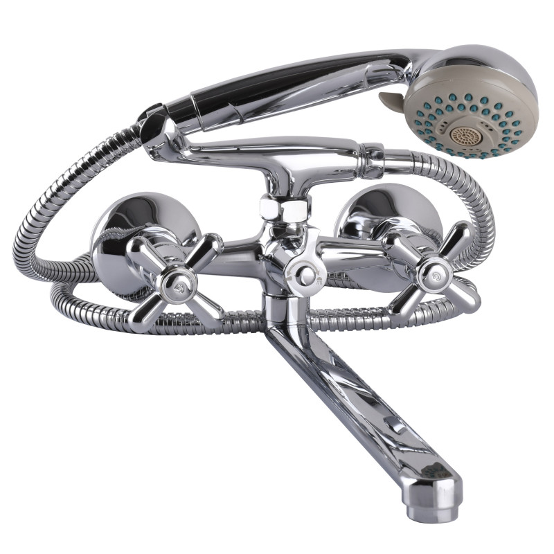 Смеситель для ванны Globus Lux GB-DOMINOX-0316-Euro L350мм латунь 