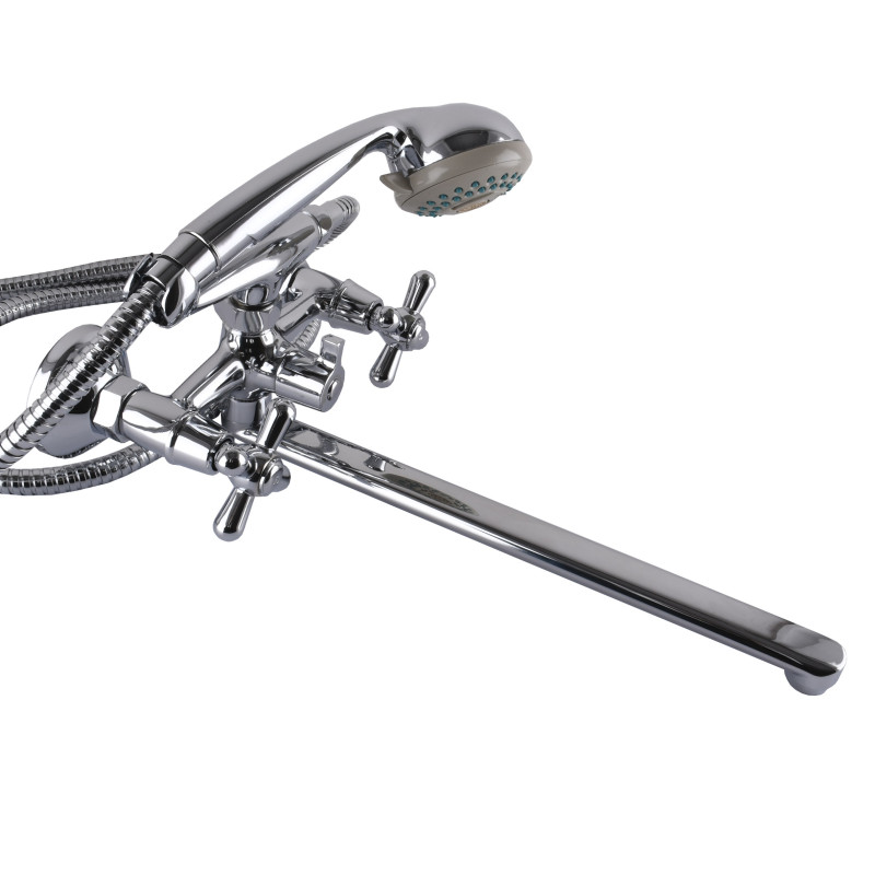 Смеситель для ванны Globus Lux GB-DOMINOX-0316-Euro L350мм латунь 