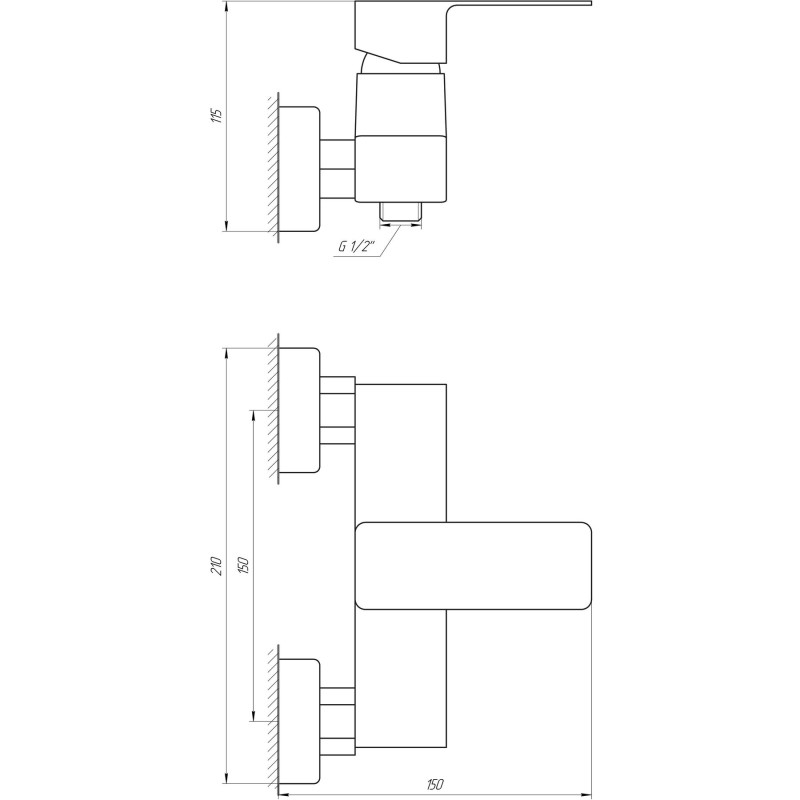Змішувач для душу DOMINO MALIBU DMM-105N 