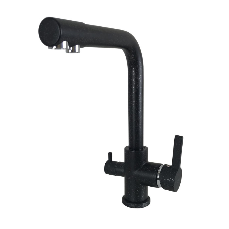 Смеситель для кухни Globus Lux LAZER GLLR-0444-1-ONIX под осмос