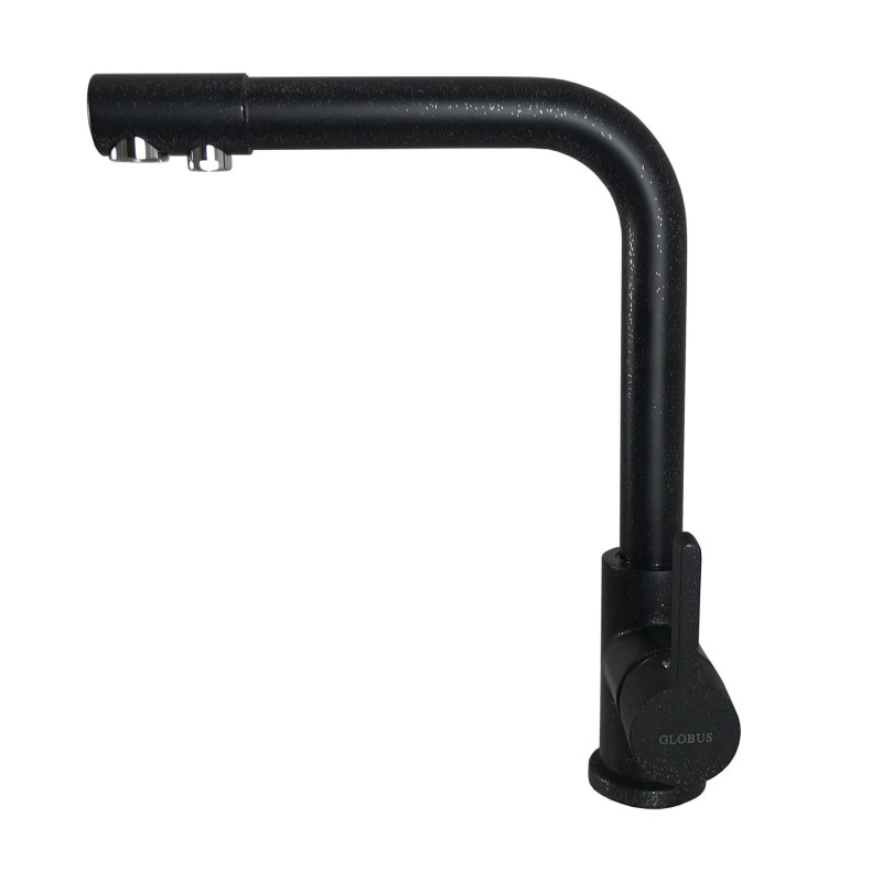 Смеситель для кухни Globus Lux LAZER GLLR-0444-1-ONIX под осмос