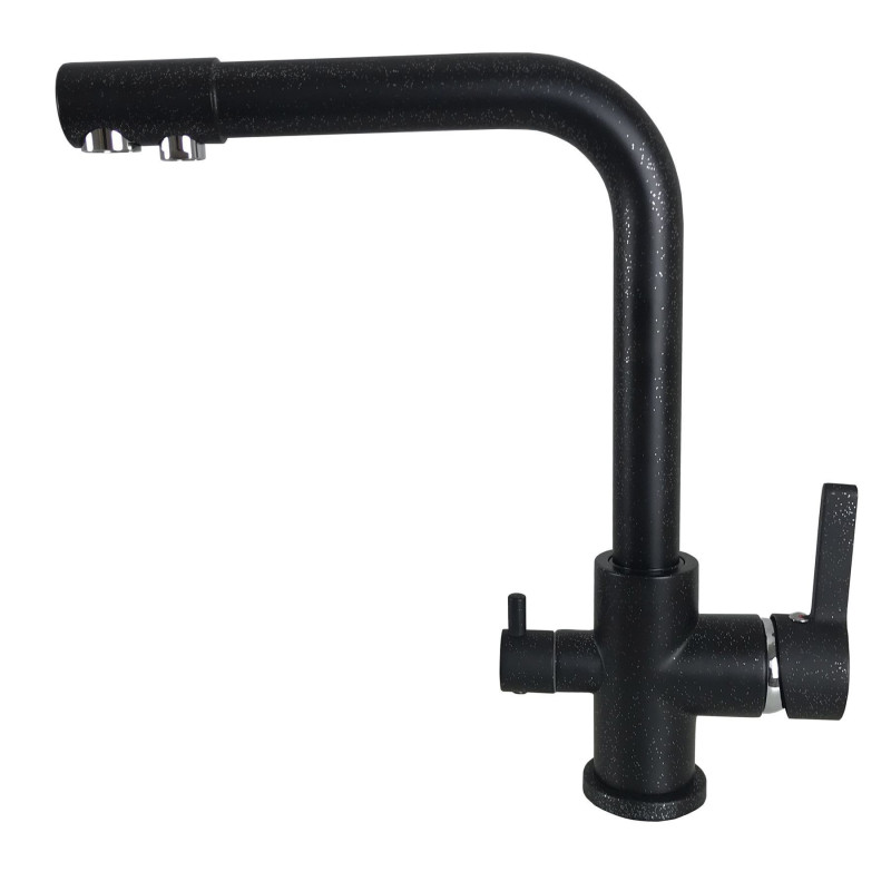 Смеситель для кухни Globus Lux LAZER GLLR-0444-1-ONIX под осмос