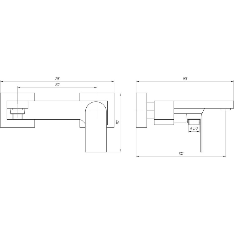 Смеситель для ванны TOPAZ SARDINIA TS 08118-H19 