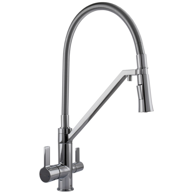 Змішувач для кухні TOPAZ ZARA TZ 8812-H24-S  під осмос 