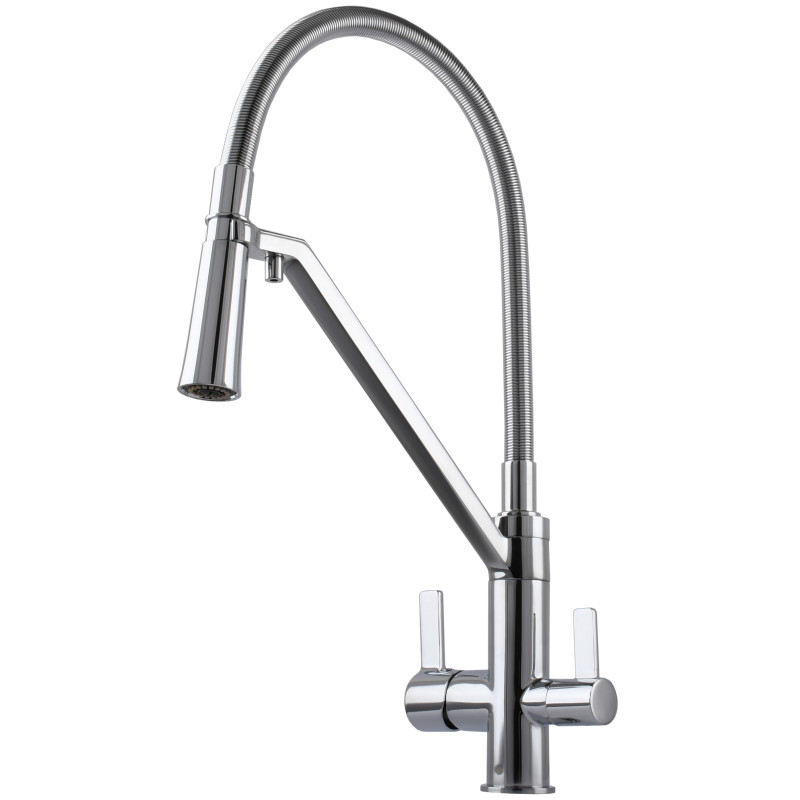 Змішувач для кухні TOPAZ ZARA TZ 8812-H24-S  під осмос 