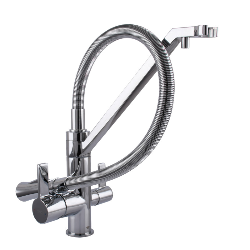 Змішувач для кухні TOPAZ ZARA TZ 8812-H24-S  під осмос 