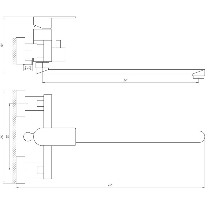 Змішувач для ванни TOPAZ SARDINIA TS 08116-H19 