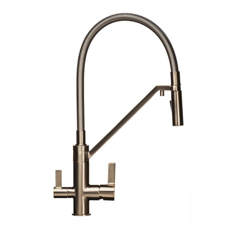 Змішувач для кухні TOPAZ SARDINIA TS 8812-H24-PVD-S під осмос