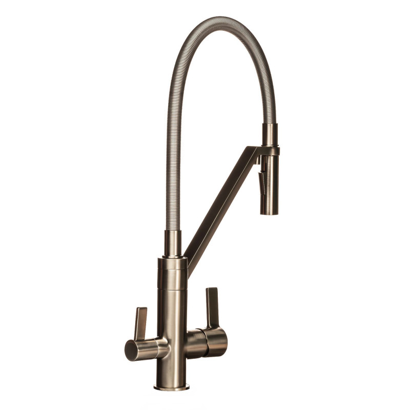 Змішувач для кухні TOPAZ SARDINIA TS 8812-H24-PVD-S під осмос