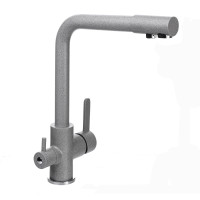 Змішувач для кухні Globus Lux LAZER GLLR-0444-2-ARENA під осмос 