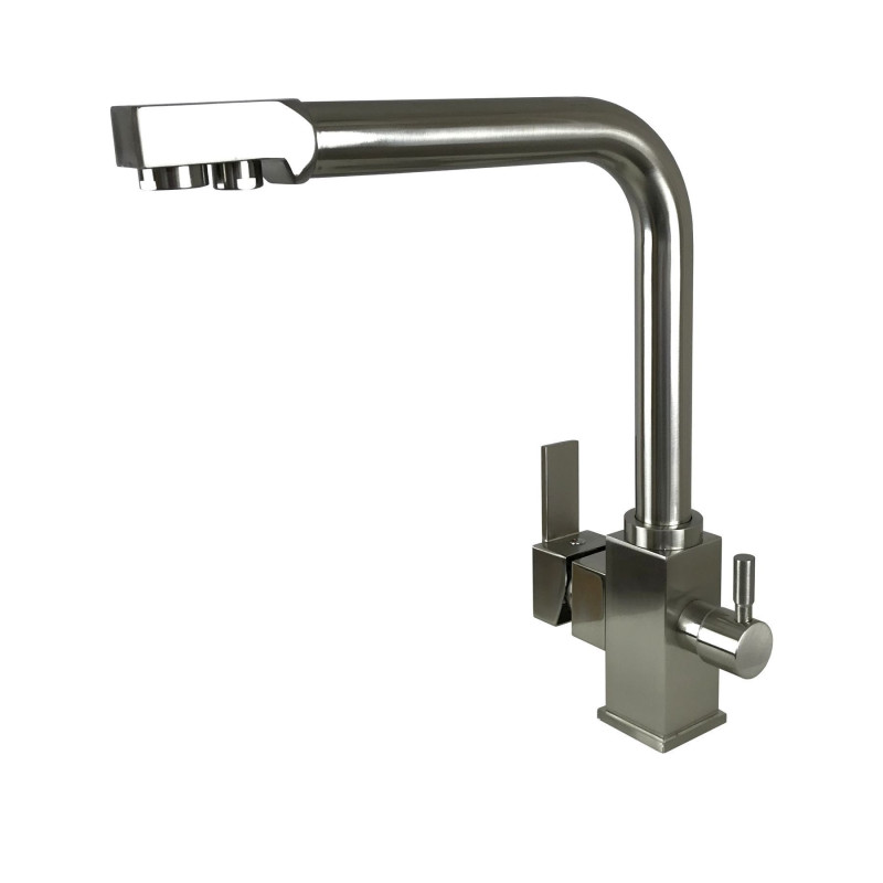 Смеситель для кухни Globus Lux LAZER GLLR-0100-8-STSTEE под осмос