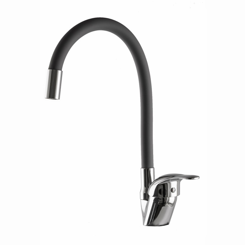 Смеситель для кухни EcoMix ENERGO E-GEZ-203SLR-GRAY 