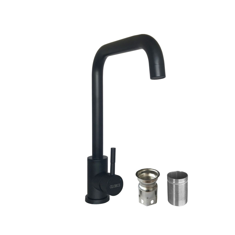 Змішувач для кухні Globus Lux ALPEN SUS-203L-BB 