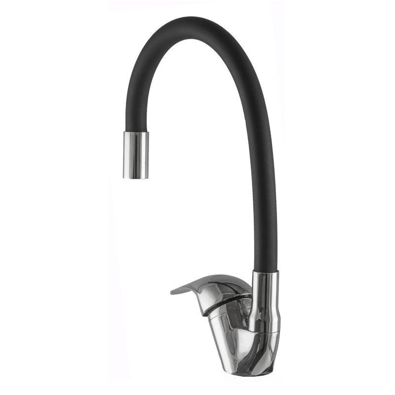 Смеситель для кухни EcoMix ENERGO E-GEZ-203SLR-BLACK 