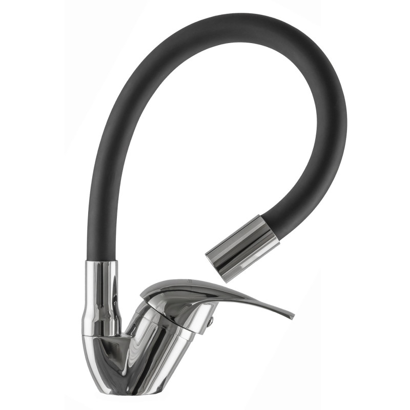 Смеситель для кухни EcoMix ENERGO E-GEZ-203SLR-BLACK 