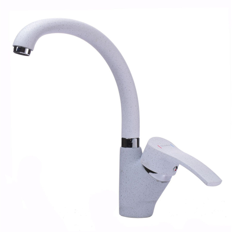 Змішувач для кухні Globus Lux QUEENSLAND GLQU-0203S-BIG-7-WHITE 