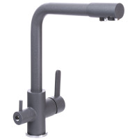 Змішувач для кухні Globus Lux LAZER GLLR-0444-3-TITANIUM під осмос 