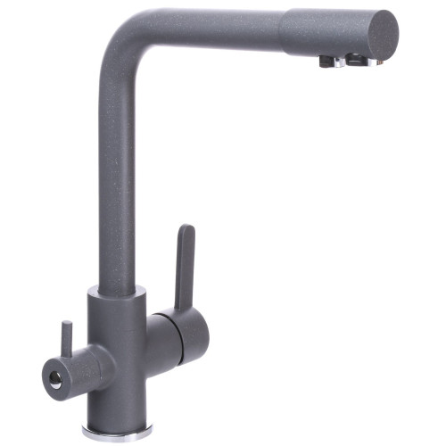 Смеситель для кухни Globus Lux LAZER GLLR-0444-3-TITANIUM под осмос