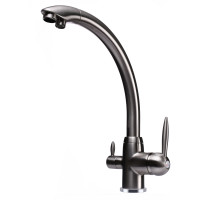 Змішувач для кухні  Globus Lux LAZER GLLR-0777-8-STSTEEL під осмос