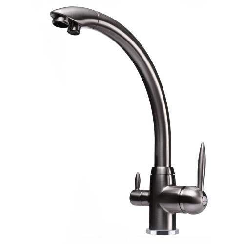 Змішувач для кухні  Globus Lux LAZER GLLR-0777-8-STSTEEL під осмос