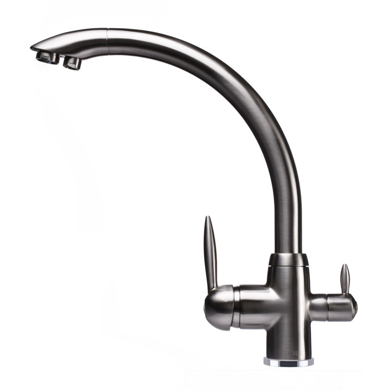 Змішувач для кухні  Globus Lux LAZER GLLR-0777-8-STSTEEL під осмос