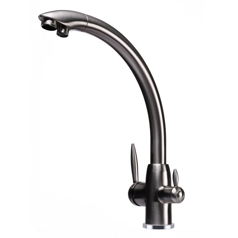 Змішувач для кухні  Globus Lux LAZER GLLR-0777-8-STSTEEL під осмос