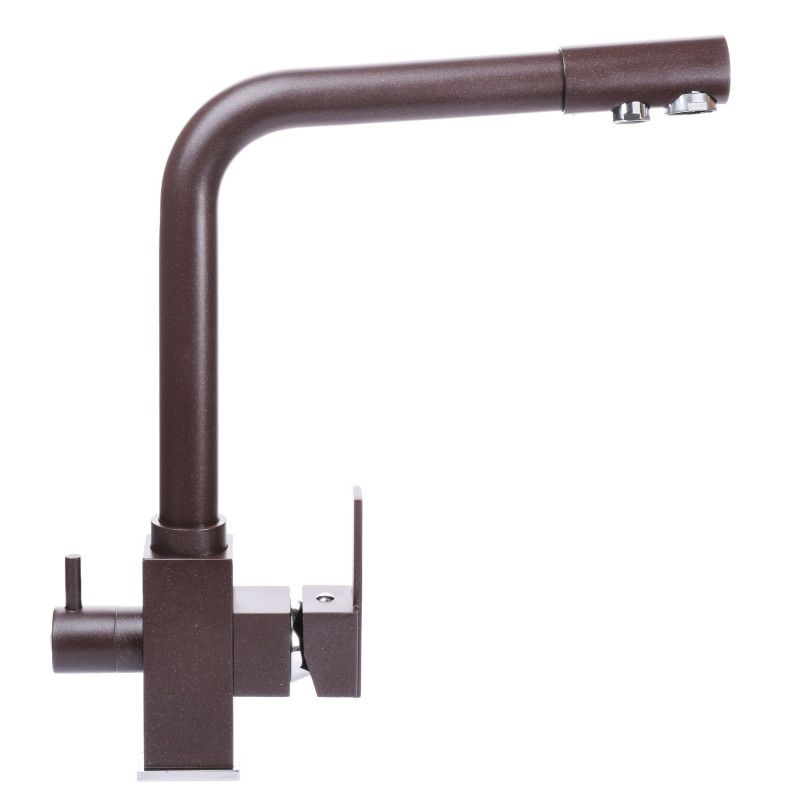 Змішувач для кухні Globus Lux LAZER GLLR-0100-6-MARONE  під осмос