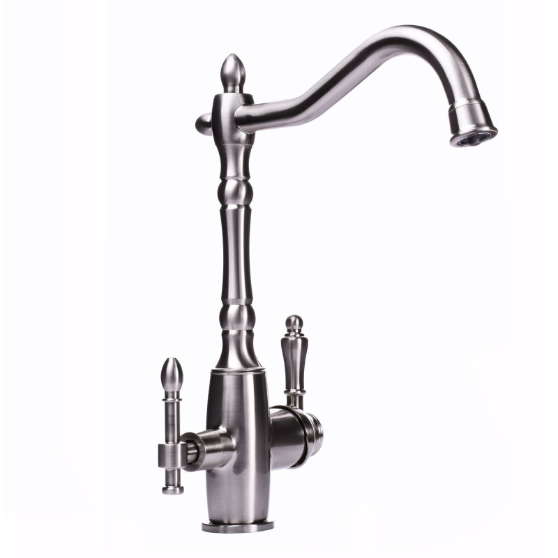 Смеситель для кухни Globus Lux LAZER GLLR-1000-8-STSTEEL под осмос