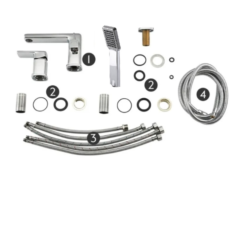 Змішувач для ванни Globus Lux Milano GLM-0109 