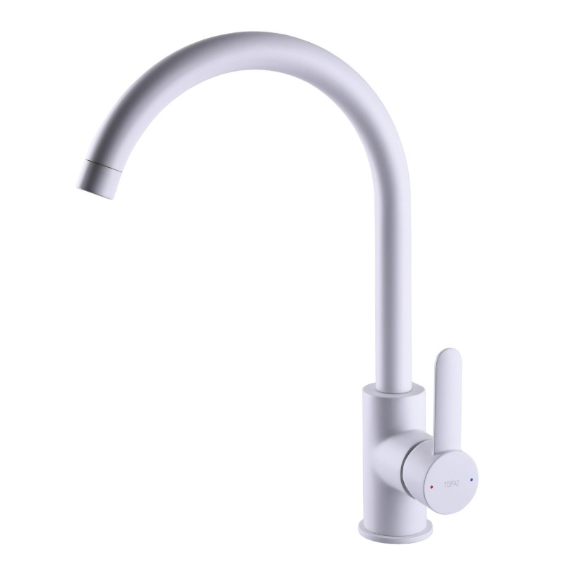 Смеситель для кухни TOPAZ CORSICA TC 8809-H48-W-S 