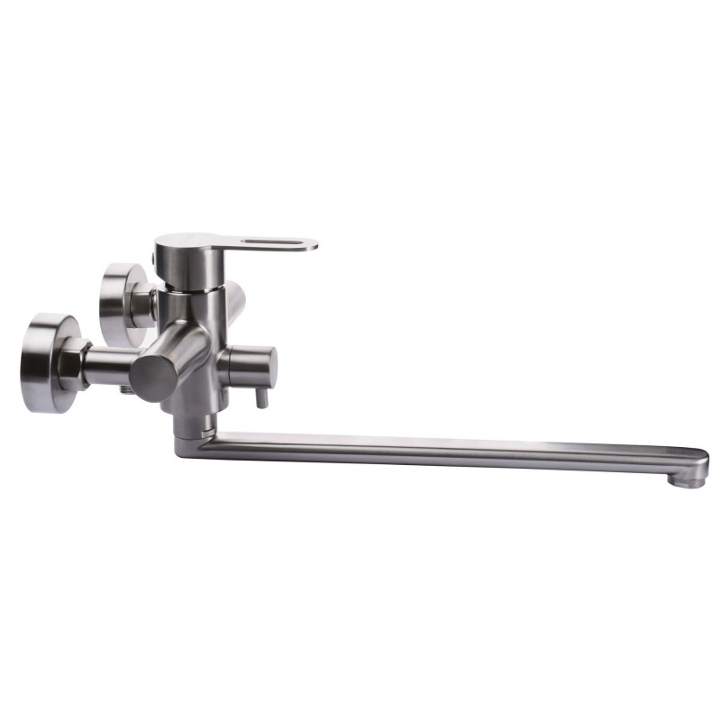 Змішувач для ванни Globus Lux RING SR-208 EURO нержавіюча сталь