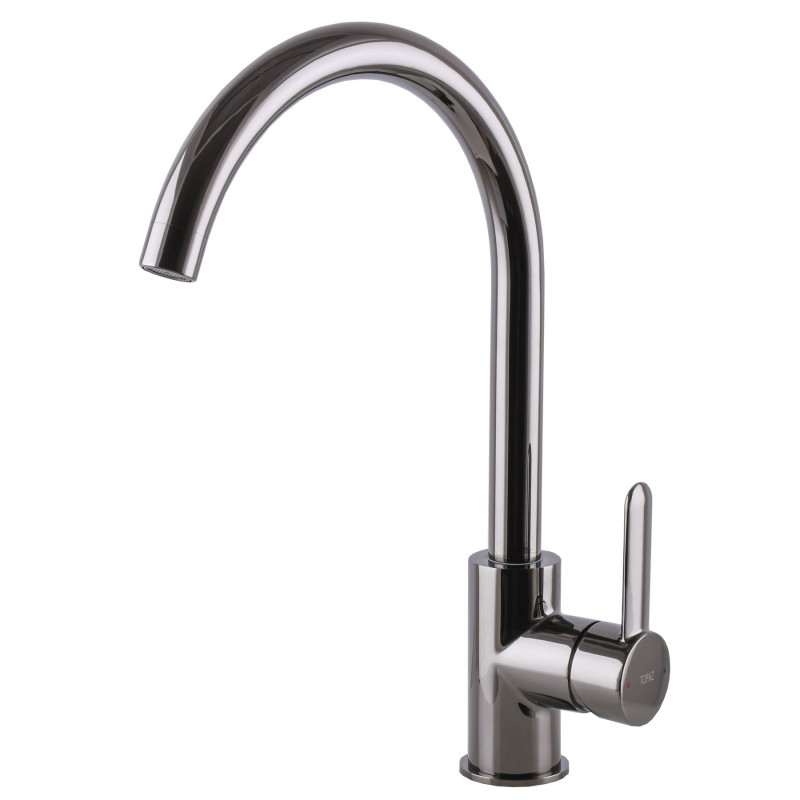 Змішувач для кухні TOPAZ CORSICA TC 8809-H48-GB-D35,PVD,  45см, титан 